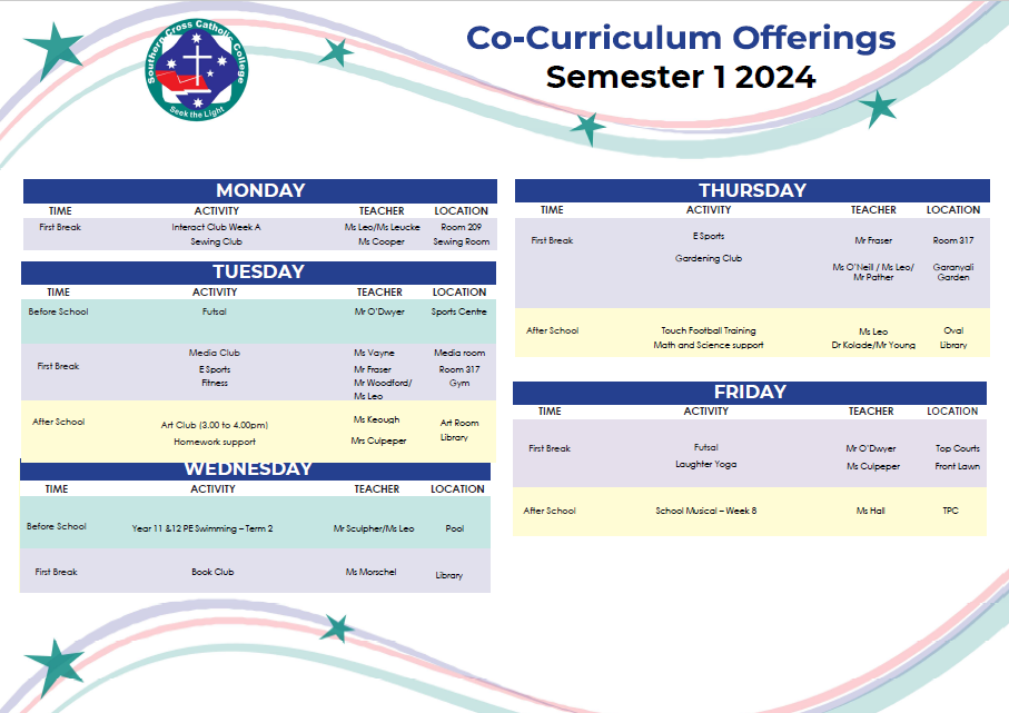 2024 Semester 1 Co-Curriculum Offerings.png